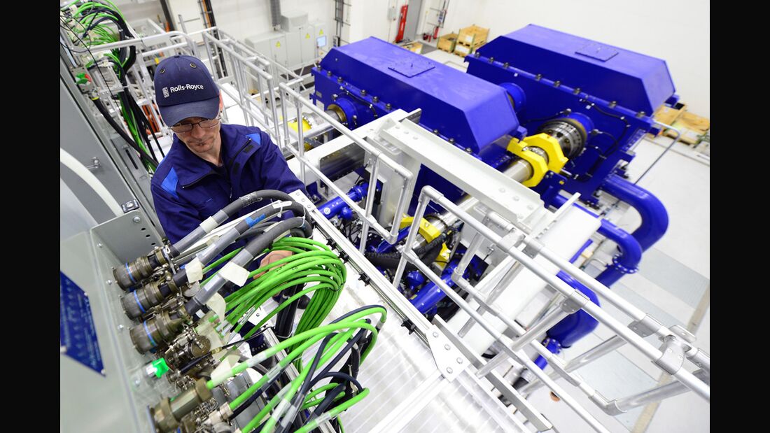 Rolls-Royce beginnt Hochleistungstests mit Getriebe
