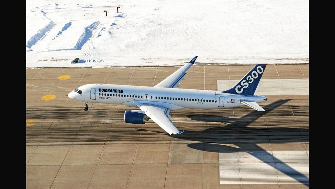 Bombardier CSeries in der Flugerprobung