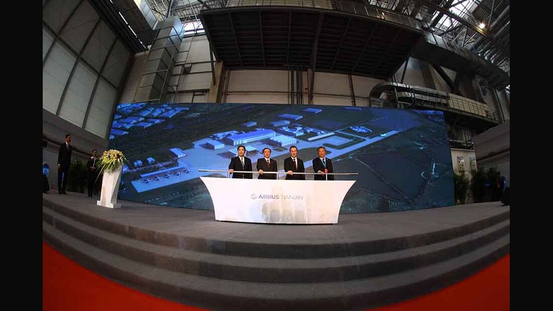 Erster Spatenstich für A330-Ausstattungszentrum in Tianjin
