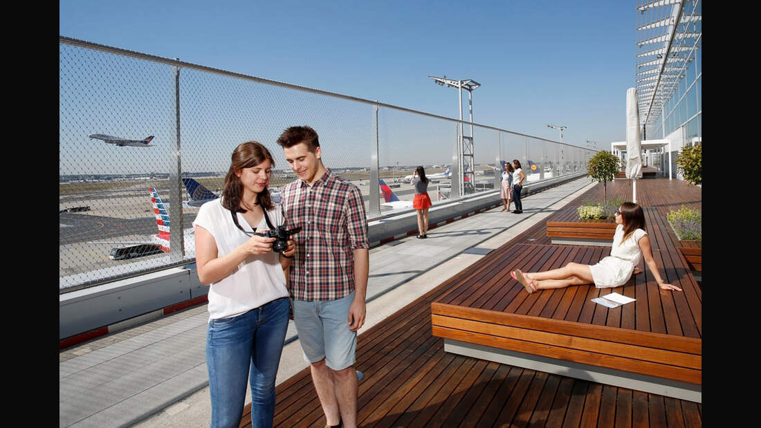 Besucherterrasse in Frankfurt wieder offen