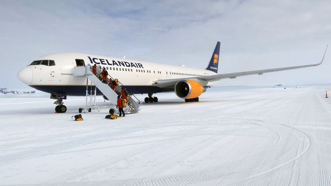 Icelandair fliegt mit der 767 in die Antarktis