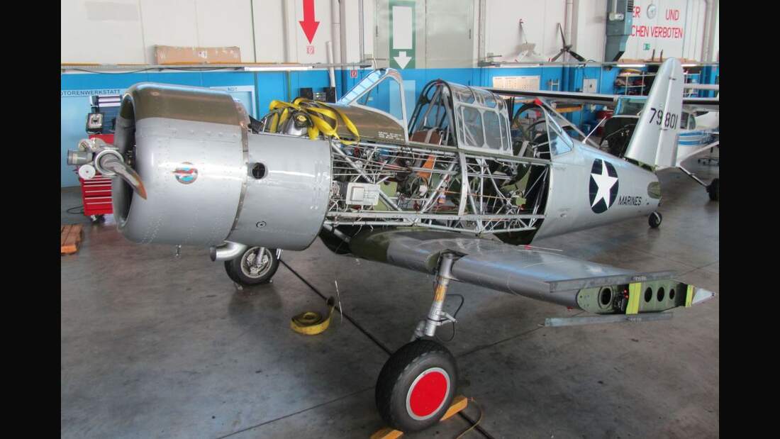 BT-13B Valiant in Itzehoe „gelandet“