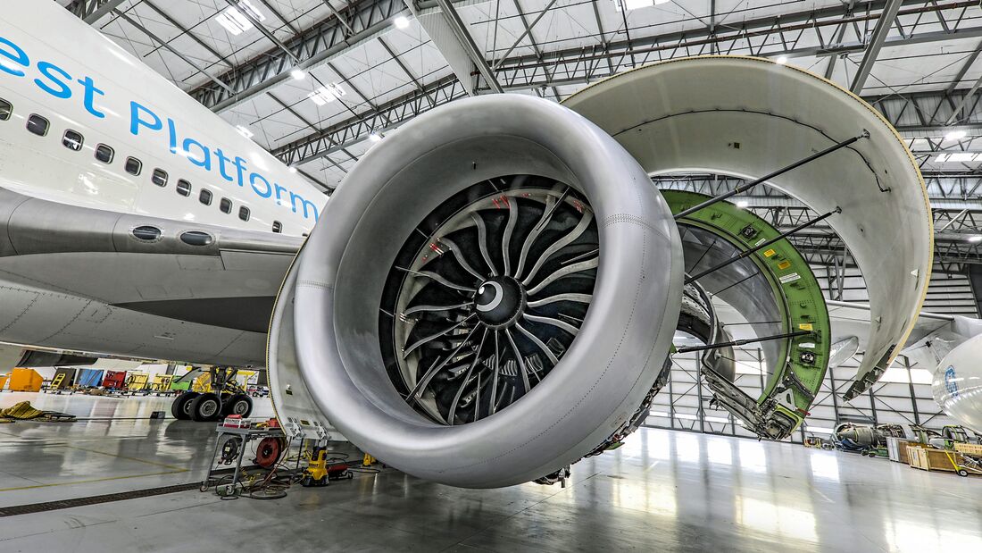 Das Riesen-Triebwerk der Boeing 777-9 macht Ärger