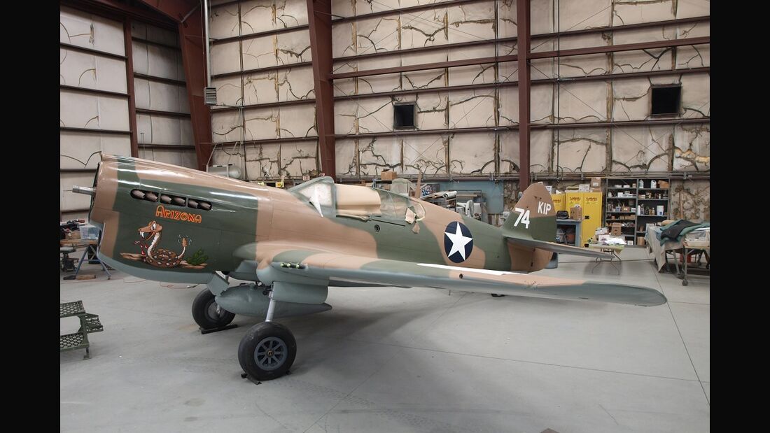 Messerschmitt und P-40 in Arizona
