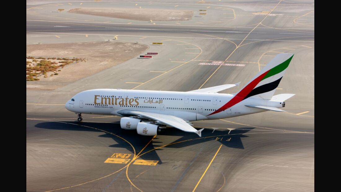 Emirates betreibt 218 Widebodies