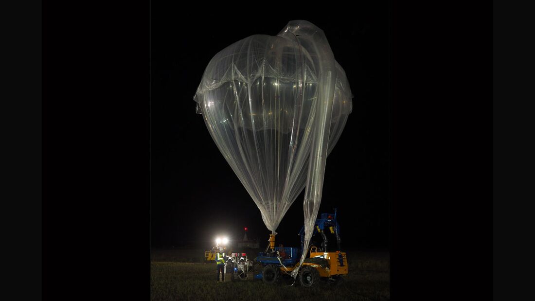 Stratosphärenballon für militärische Kommunikation getestet