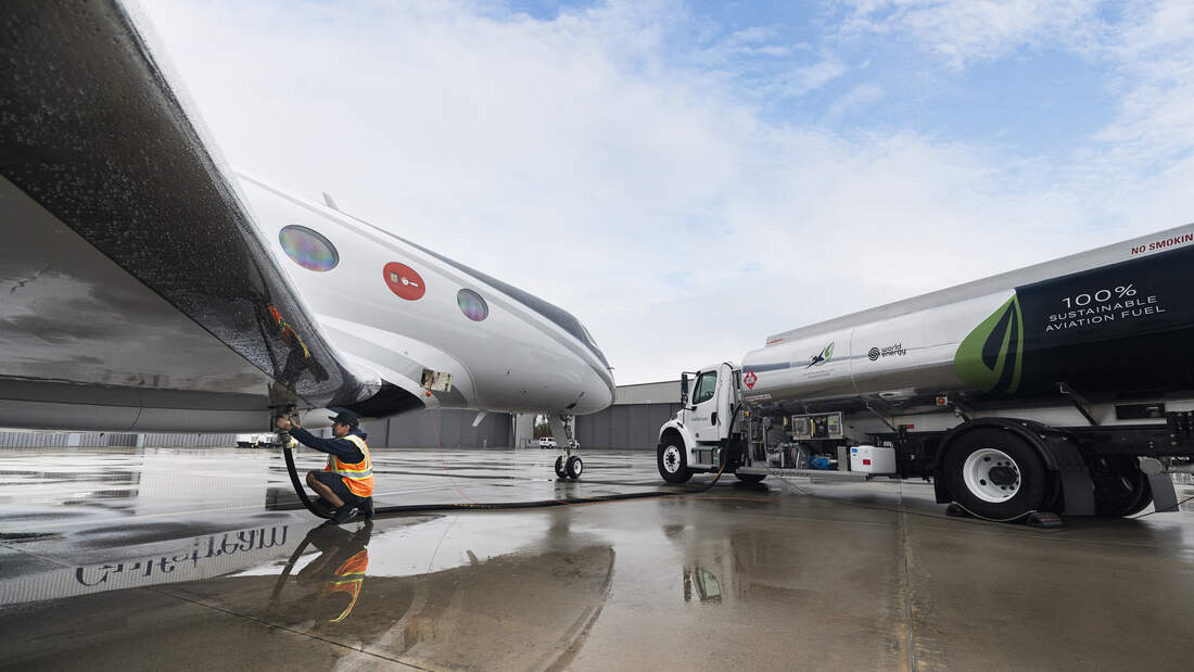 G600 überquert den Atlantik mit 100 Prozent SAF