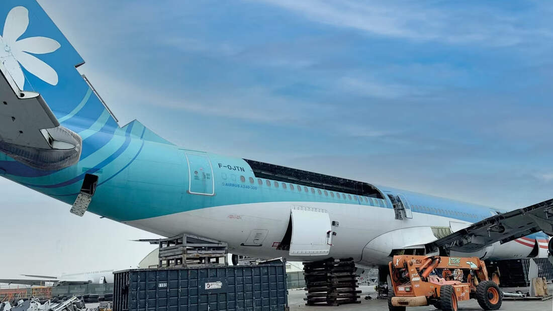 Das traurige Ende einer der einst schönsten A340