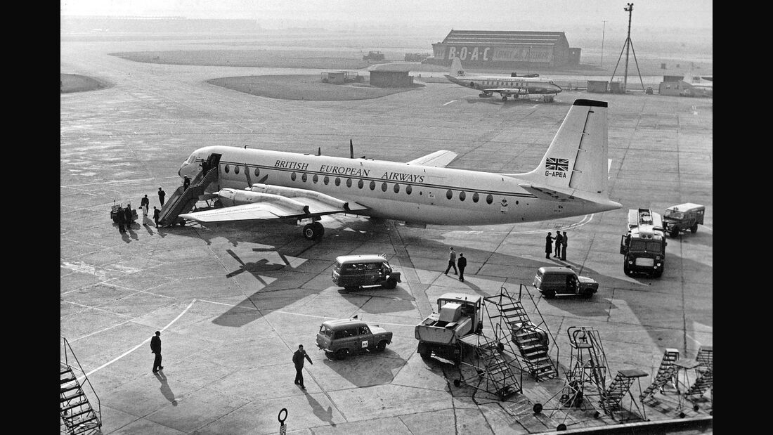 Vickers' größter Turboprop-Airliner