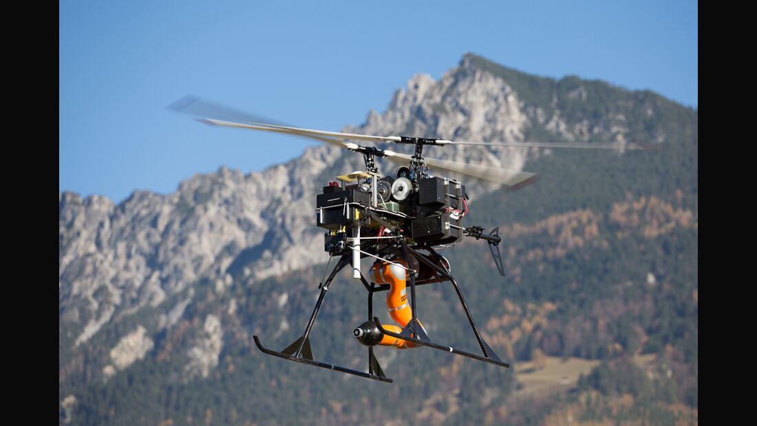 Autonomer Hubschrauber für die Wartung