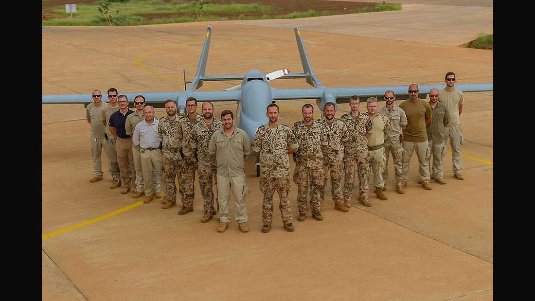 Heron fliegt 5555 Stunden über Mali