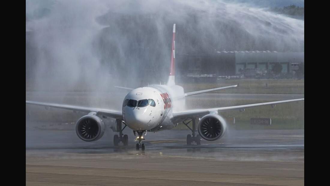 Swiss stellt die CSeries in Dienst