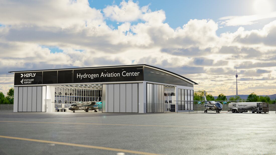 H2FLY baut „Hydrogen Aviation Center“