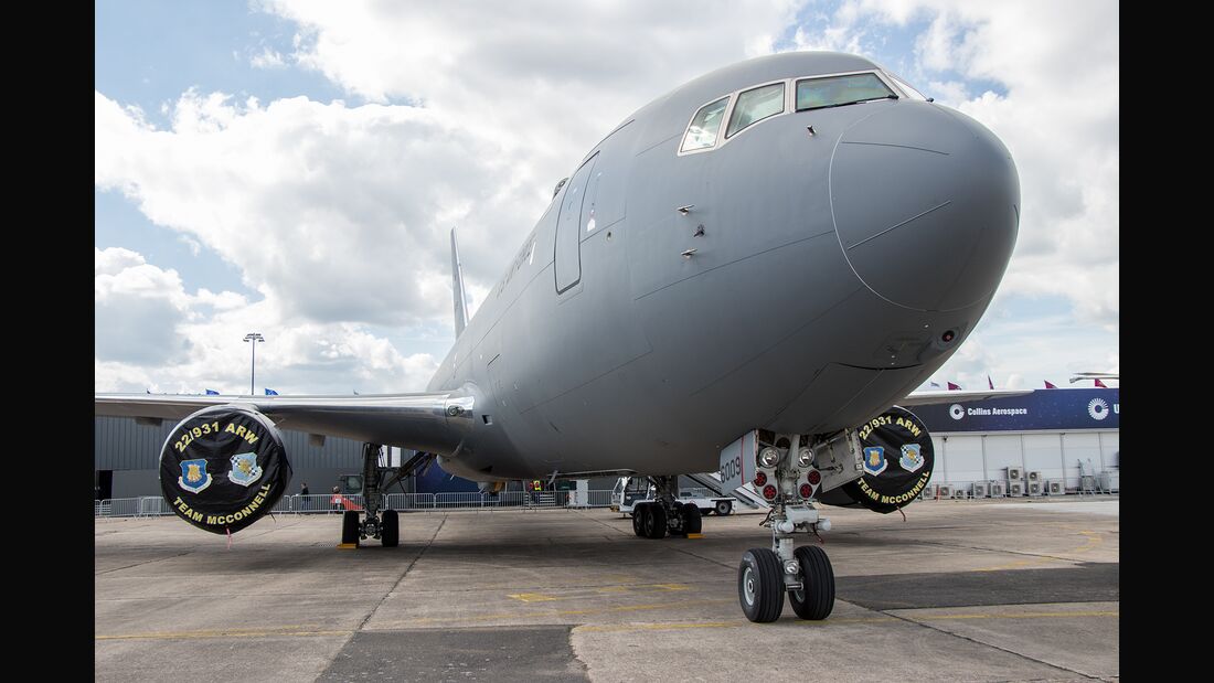 Boeing KC-46A leckt beim Betanken