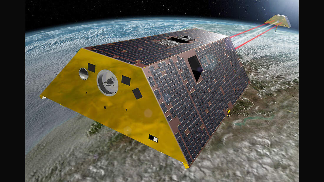 Deutsch-amerikanische Zwillingssatelliten starten ins All