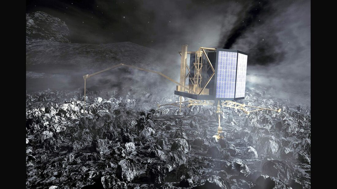 Rosetta wartet auf Lander-Signal