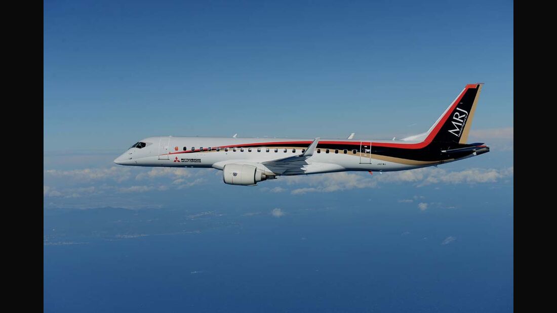 Mitsubishi nimmt MRJ-Flugtests wieder auf