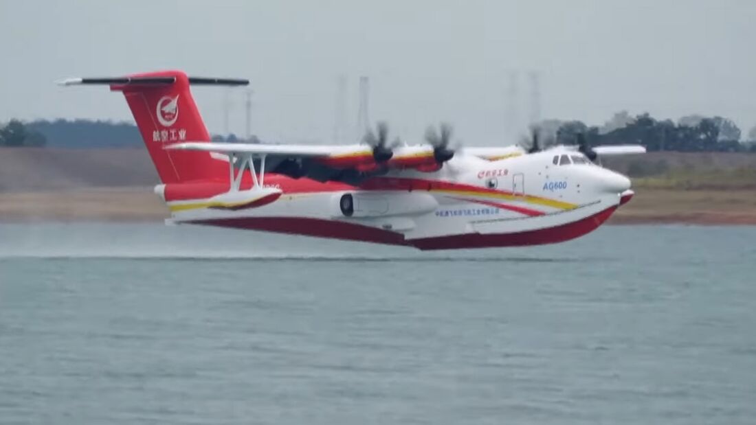 Avic AG600 nimmt Flugtests in Hubei wieder auf