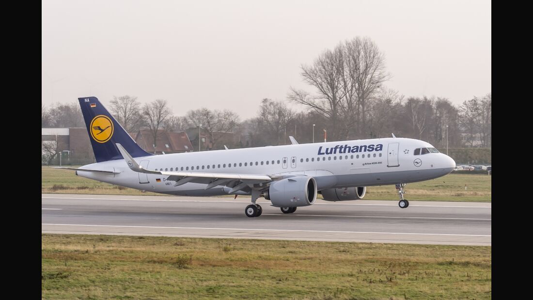 Lufthansa holt erste A320neo nach Frankfurt