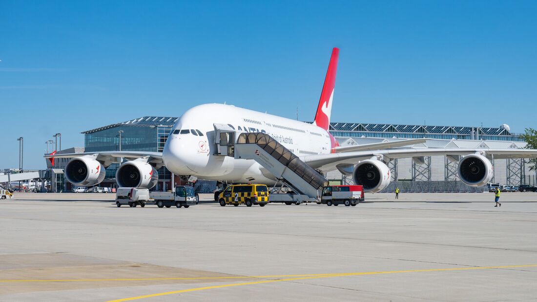 Qantas fliegt frisch modernisierte A380 zum Einmotten