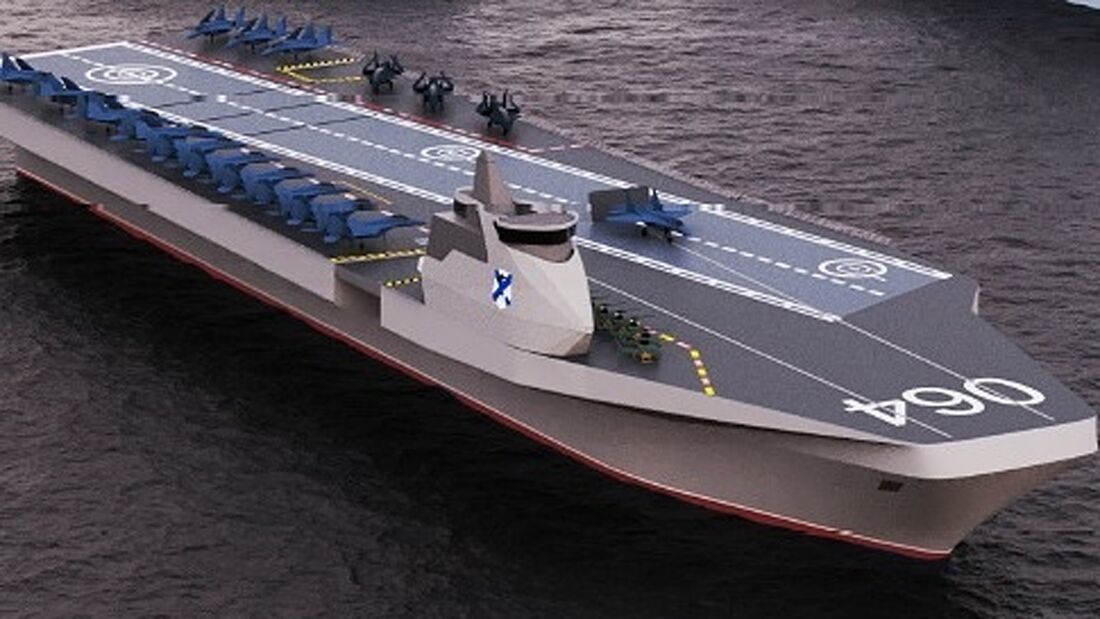 So soll Russlands nächster Flugzeugträger aussehen