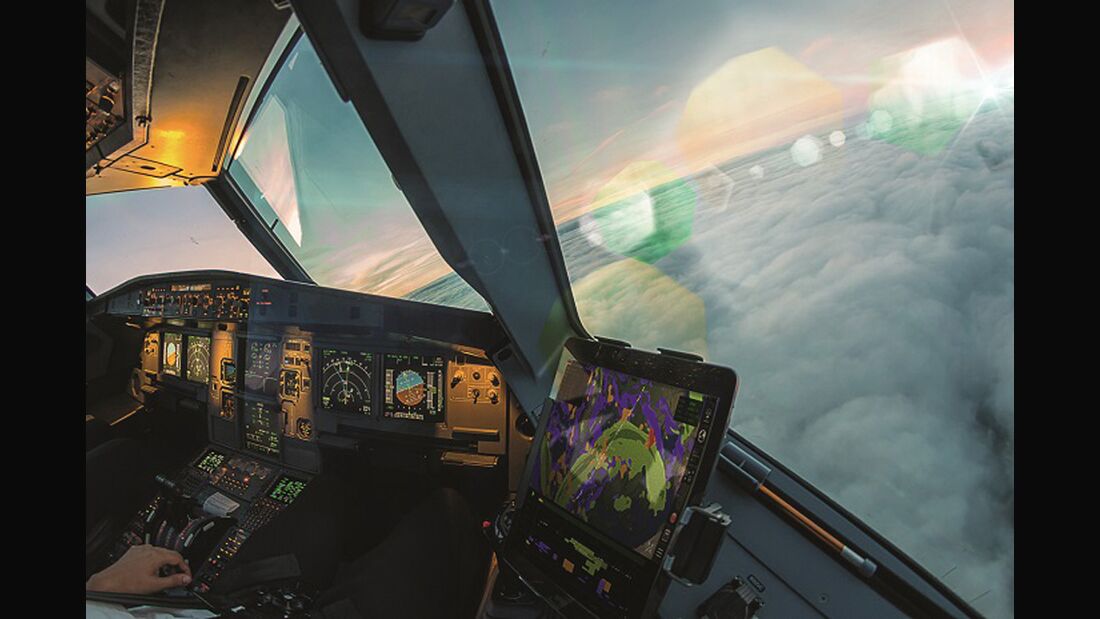 Echtzeit-Wetter direkt ins Cockpit