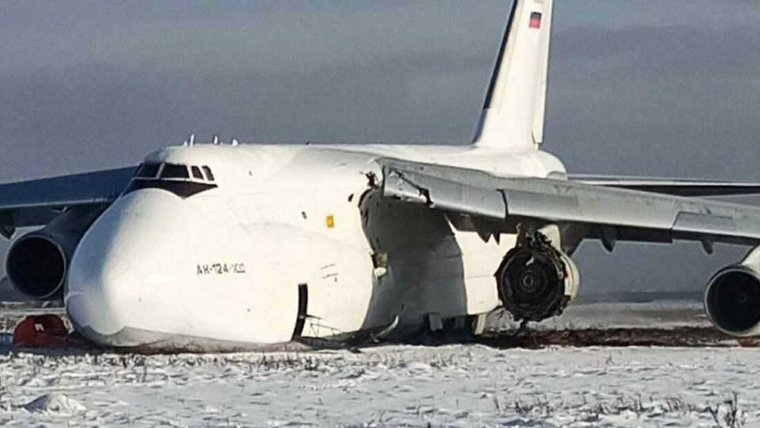 Die Unfall-Antonow von Nowosibirsk wird verschrottet