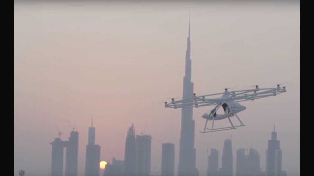 Volocopter fliegt erstmals in Dubai