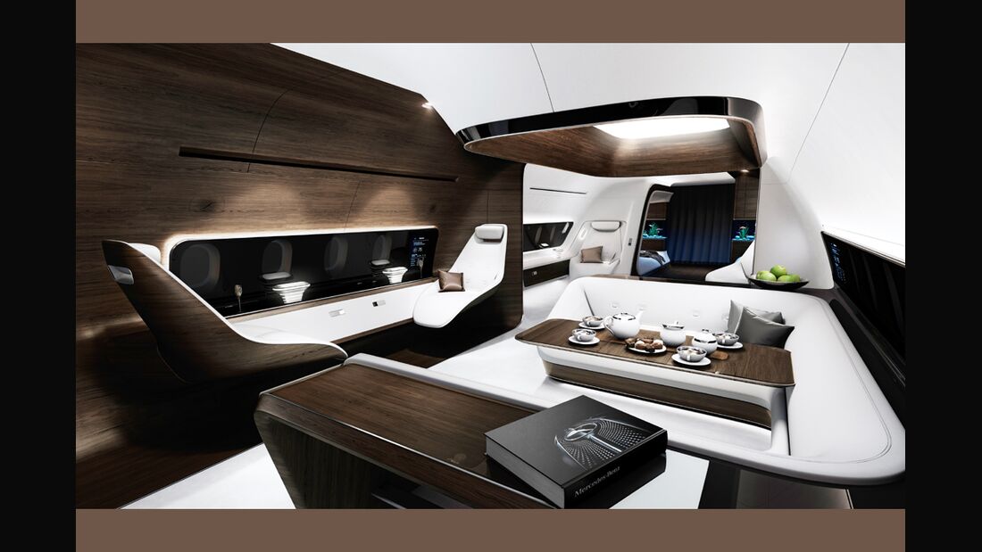 Mercedes-Benz Style und Lufthansa Technik entwickeln VIP-Kabine