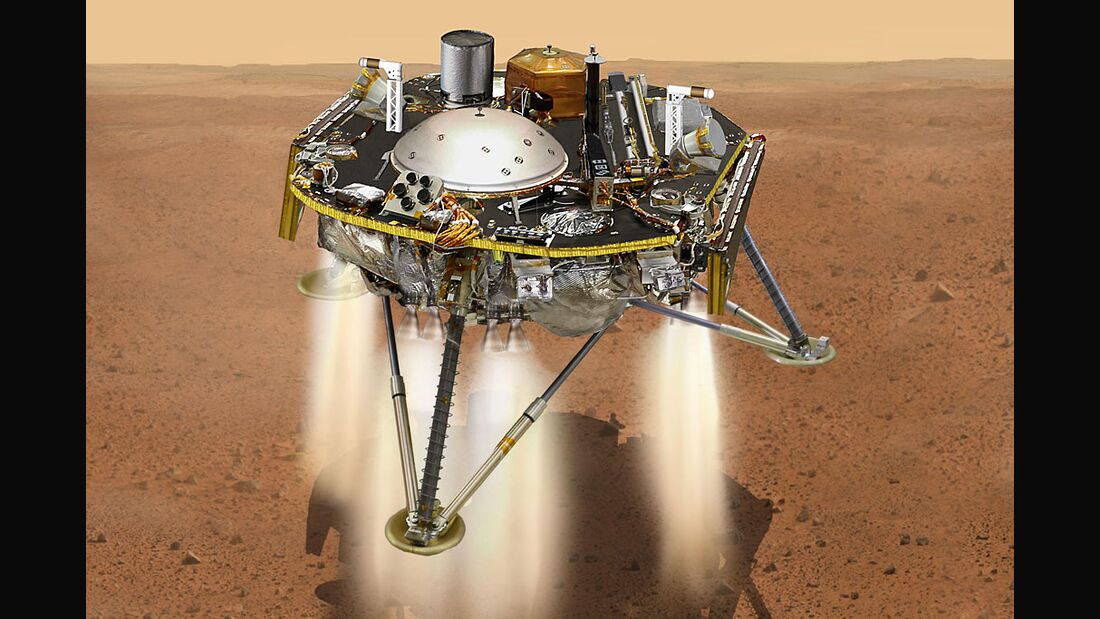 InSight auf dem Mars gelandet