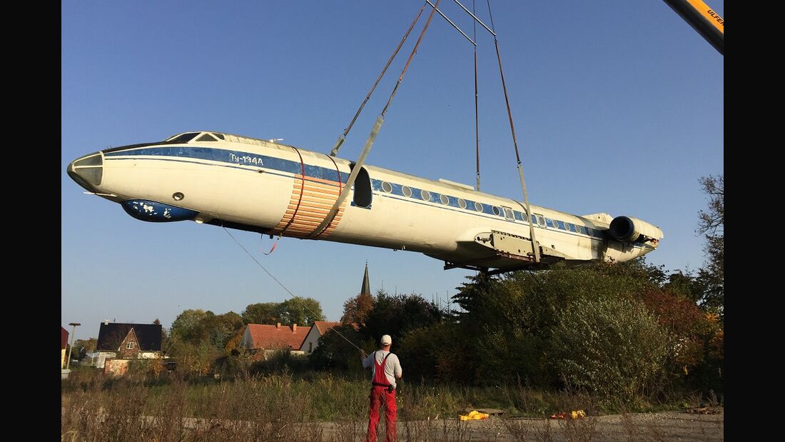 Tupolew Tu-134 eingetroffen