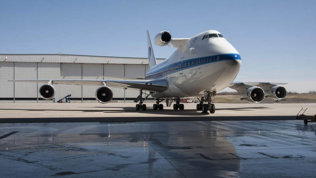 Die Boeing 747 als fliegender Triebwerks-Prüfstand