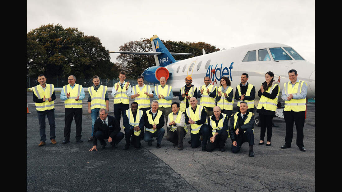 Testflug in Großbritannien durchgeführt