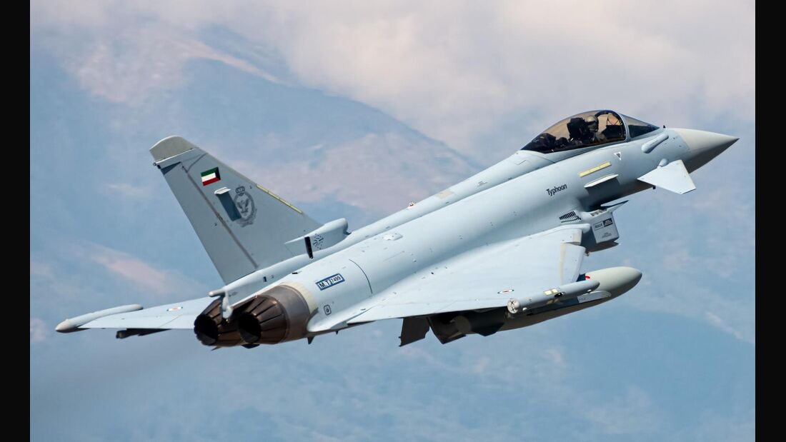 Kuwaits sechster Eurofighter ist der erste Einsitzer