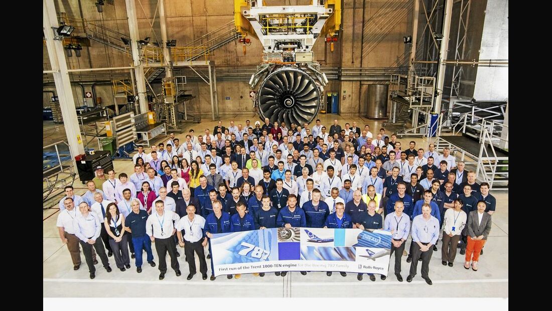 Rolls-Royce erprobt neues Trent 1000