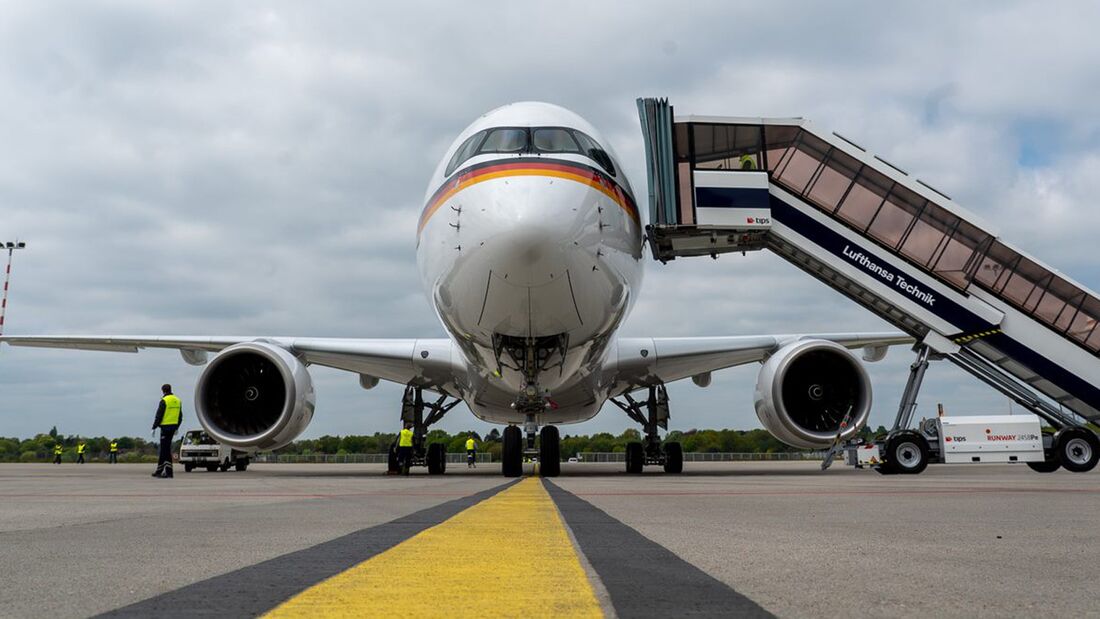Die erste A350 für die Flugbereitschaft ist fertig