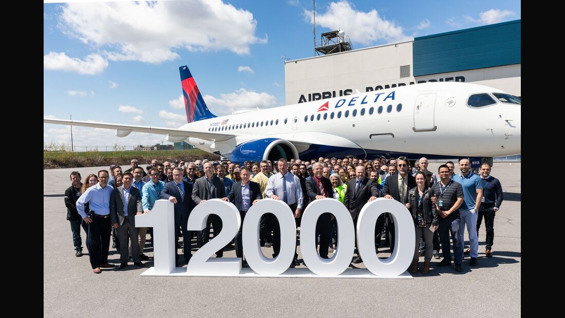 Airbus liefert 12000. Flugzeug aus
