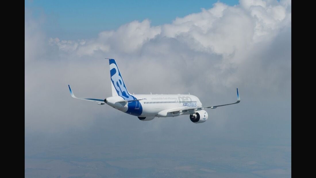 Airbus A320neo in der Flugerprobung