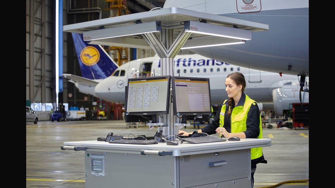 Lufthansa Technik führt papierlose Maintenance ein