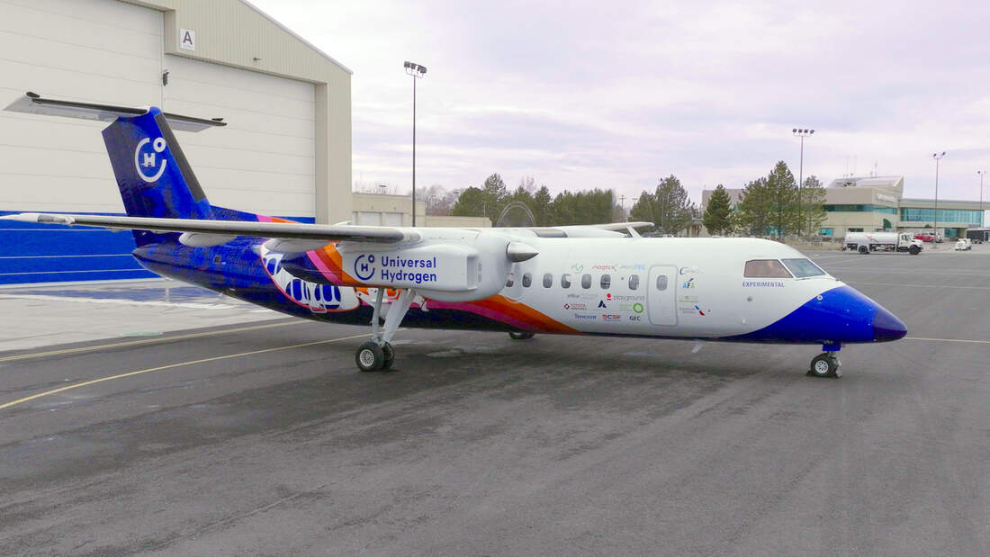 Dash 8 mit Brennstoffzellenantrieb vor Erstflug