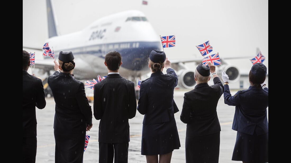 British Airways senkt den Daumen über dem Jumbo Jet