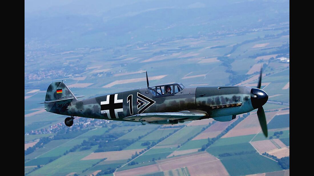 Bf 109 G-2 für Jerry Yagen fliegt