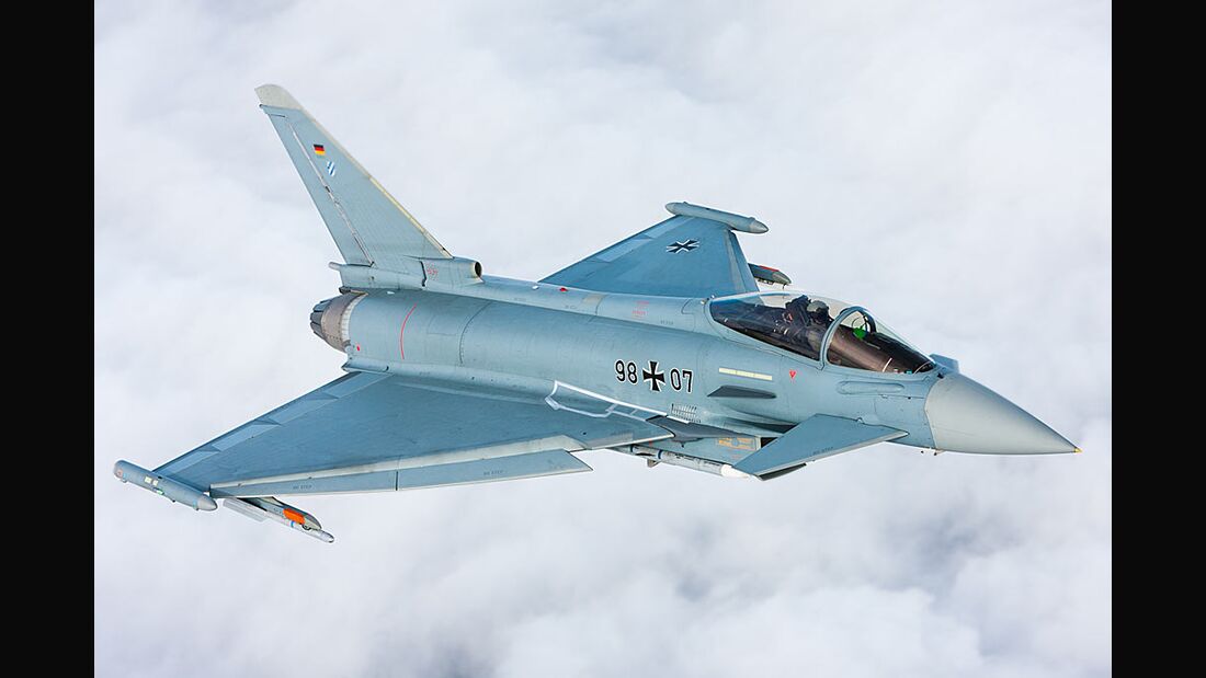 Eurofighter testet aerodynamische Verbesserungen