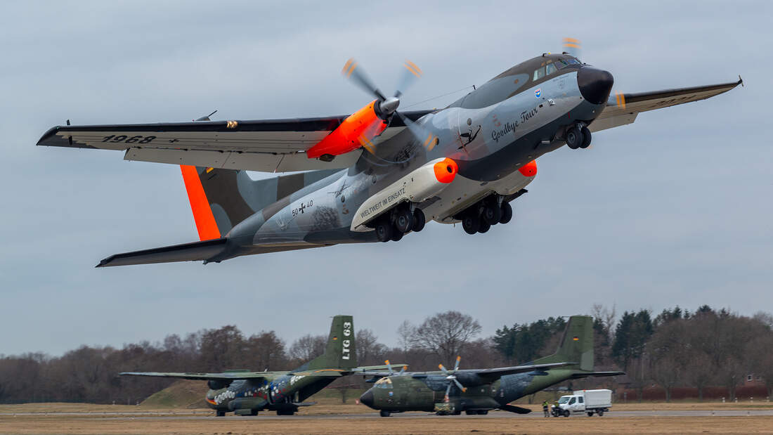 Luftwaffe ehrt Transall mit starkem Sonderanstrich