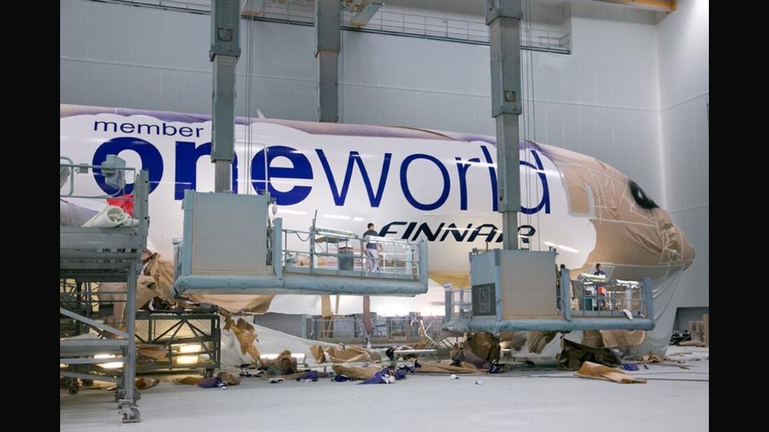 Zweiter Airbus A350 für Finnair erhält Oneworld-Sonderlackierung