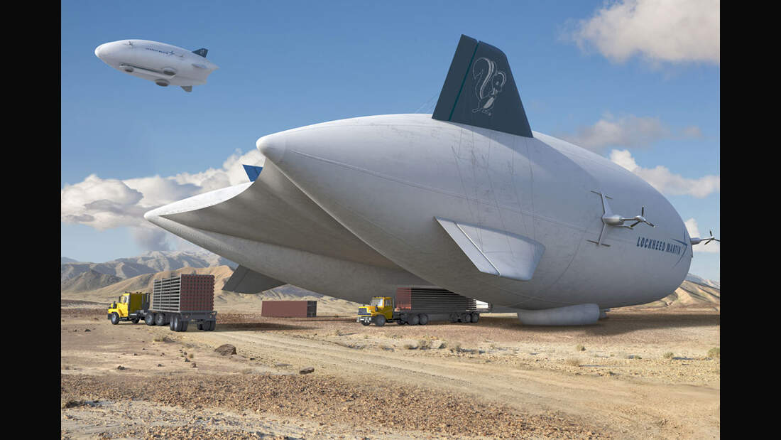 Hybridluftschiff für Hybrid Air Freighters