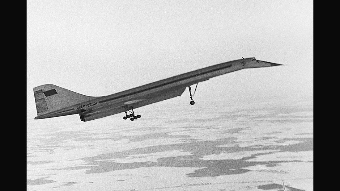Tupolew Tu-144 startete vor 50 Jahren zum Erstflug
