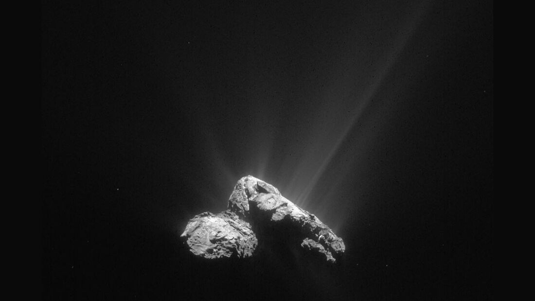 Rosetta ist ein Jahr am Kometen