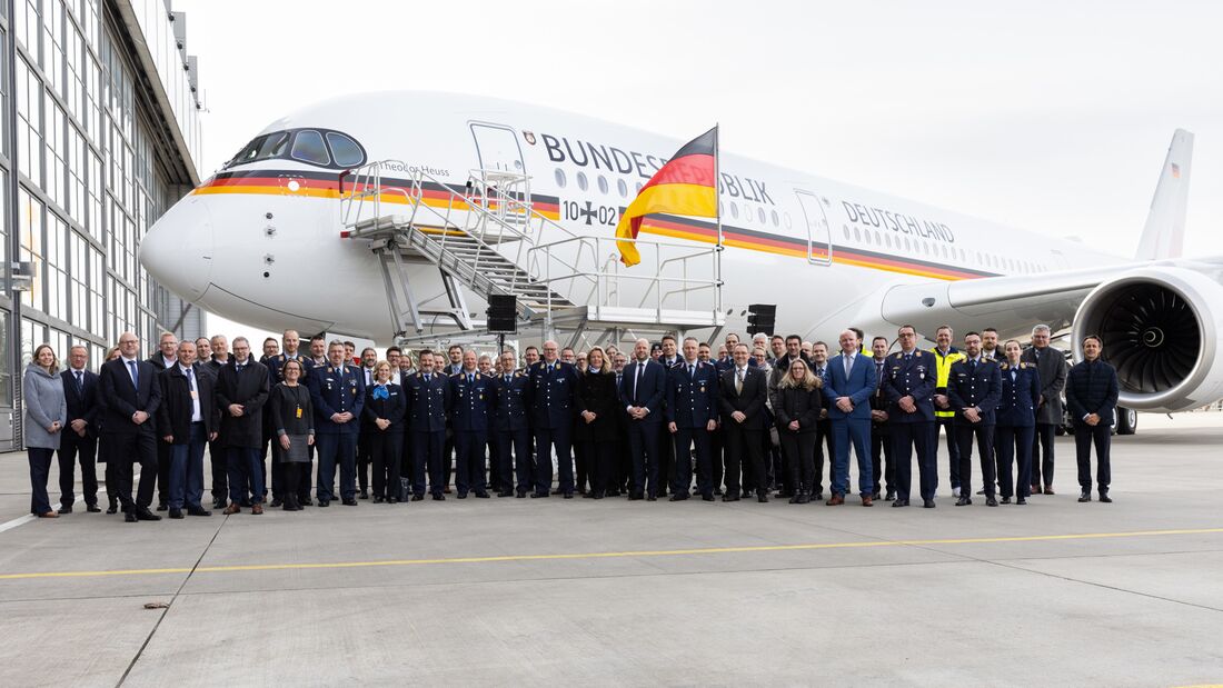 Die nächste A350 für Deutschland ist fertig