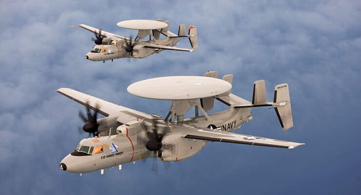 Northrop Grumman E 2d Advanced Hawkeye Neue Generation Flug Revue